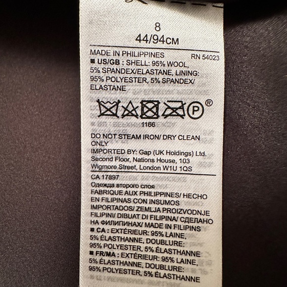 Banana Republic Wool Blend Double Breasted Blazer. - Picture 5 of 6